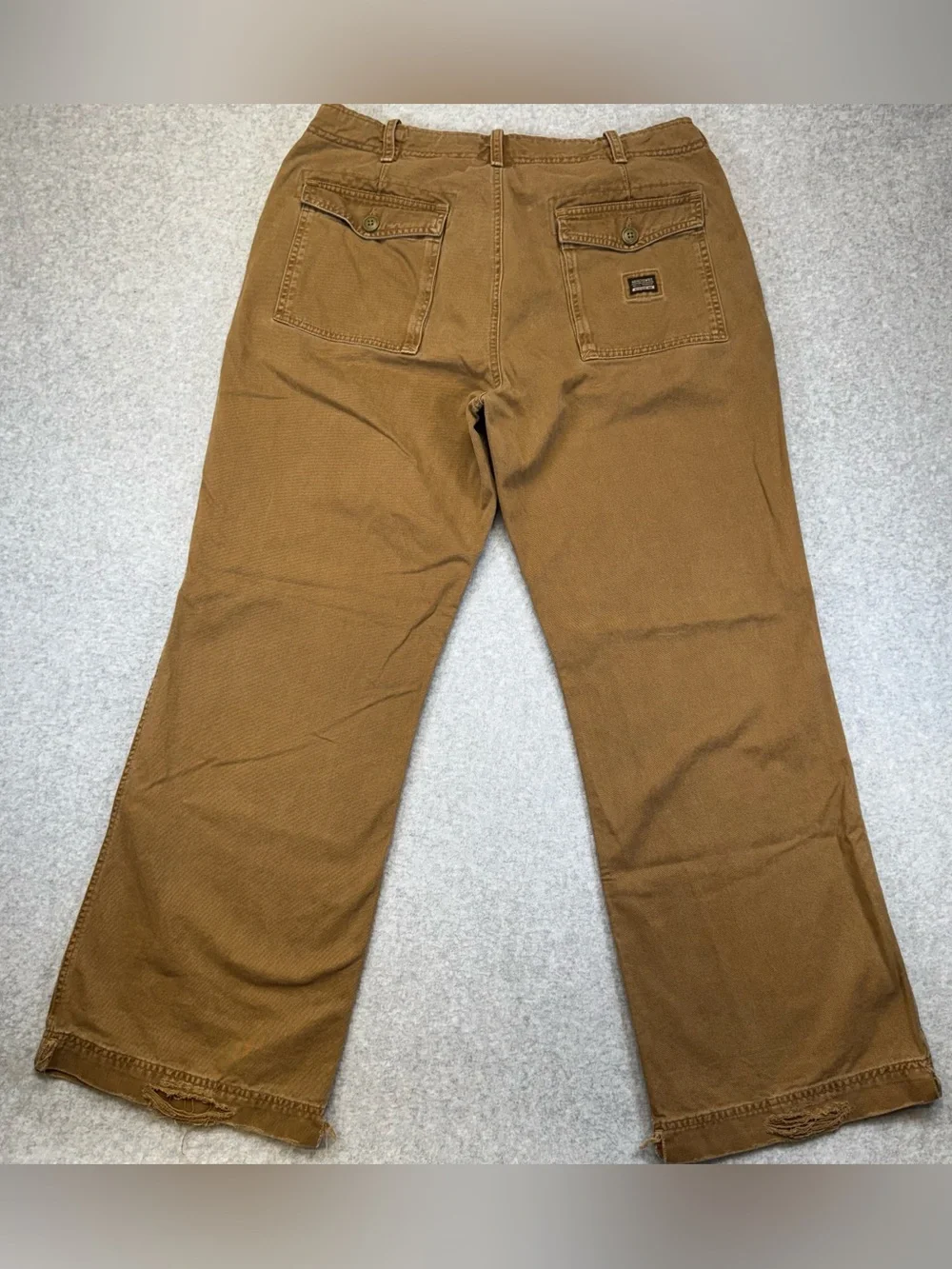 Vintage Y2K Abercrombie & Fitch Chino Pants in Caramel Brown 36x30